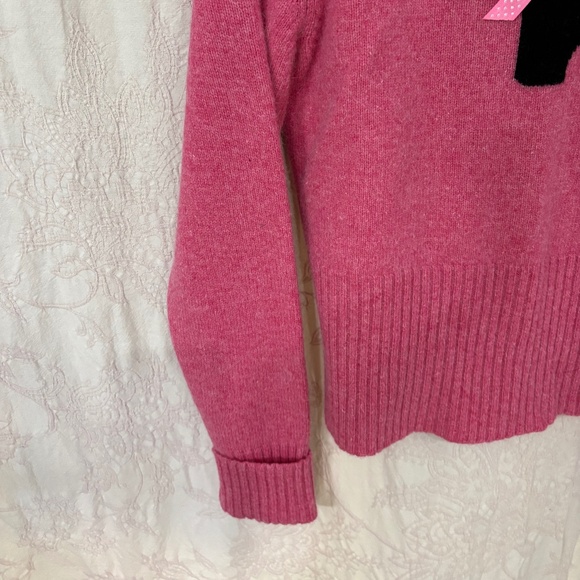 Alexandra Bartlett Woman’s High Neck Long Sleeve Wool/ Angora Sweater Pink S - Picture 5 of 6